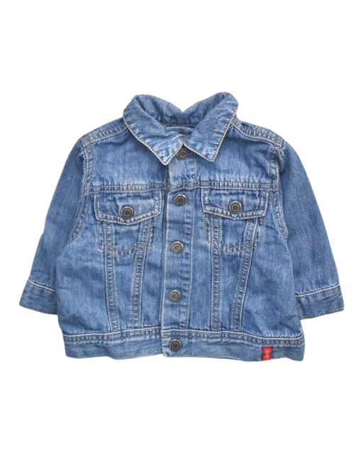 A Blue Lightweight Jackets from Esprit in size 3-6M for neutral. (Front View)