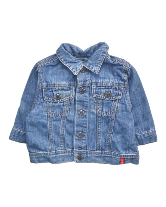A Blue Lightweight Jackets from Esprit in size 3-6M for neutral. (Front View)