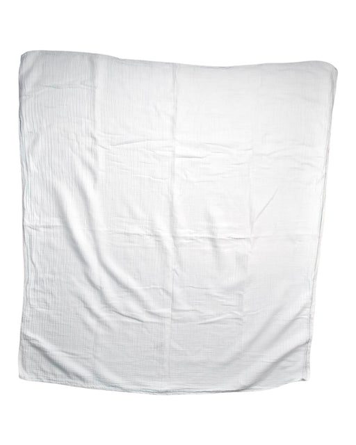 A White Blankets from Aden & Anais in size O/S for neutral. (Front View)
