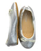 A Silver Flats from Crewcuts in size 3T for girl. (Front View)