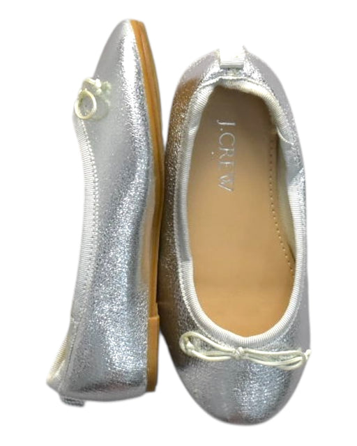 A Silver Flats from Crewcuts in size 3T for girl. (Front View)