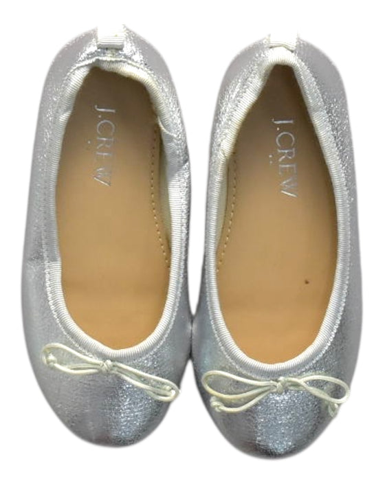 A Silver Flats from Crewcuts in size 3T for girl. (Back View)