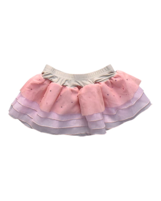 A Pink Tulle Skirts from Sonata Dancewear in size 6T for girl. (Front View)