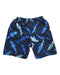A Blue Swim Shorts from The Original Flap Happy in size 12-18M for boy. (Back View)