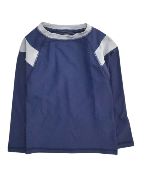 A Navy Rash Guards from Crewcuts in size 2T for boy. (Front View)