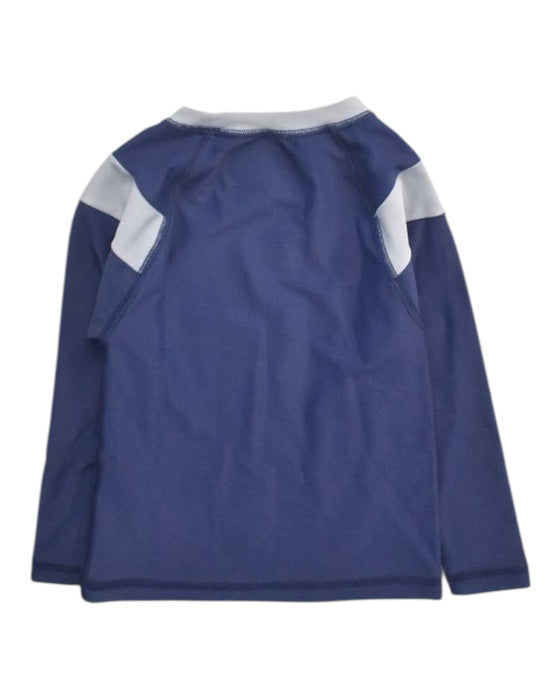 A Navy Rash Guards from Crewcuts in size 2T for boy. (Back View)
