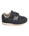 A Navy Sneakers from New Balance in size 3T for boy. (Front View)
