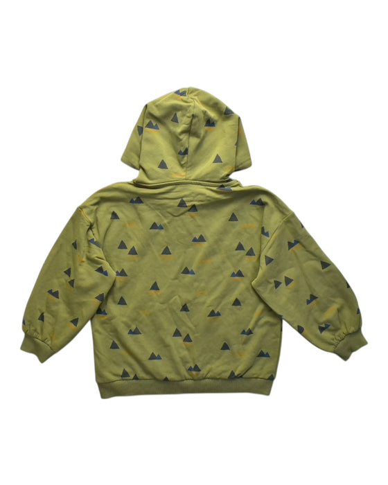 A Green Hooded Sweatshirts from House of Jamie in size 8Y for neutral. (Back View)