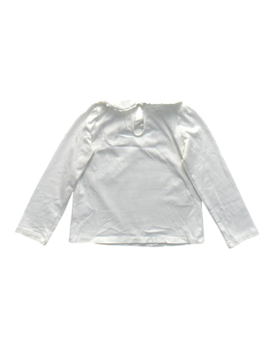 A White Long Sleeve Tops from Janie & Jack in size 3T for girl. (Back View)