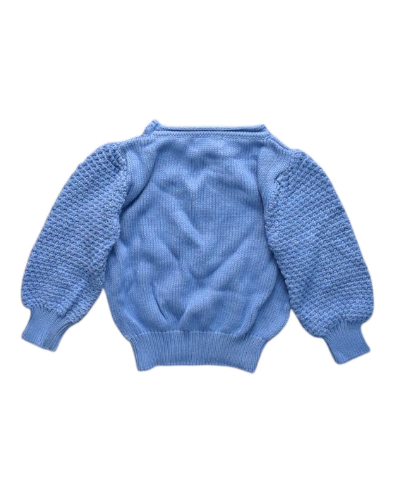 A Blue Knit Sweaters from Buho in size 4T for girl. (Back View)