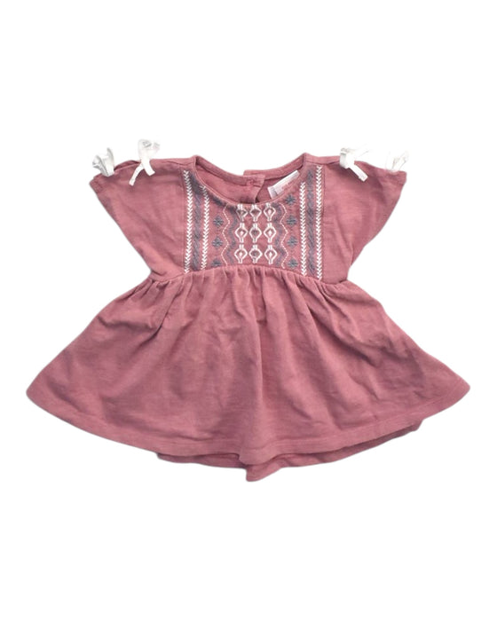 A Red Short Sleeve Dresses from Tommy Bahama in size 6-12M for girl. (Front View)