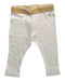 A White Leggings from Petit Bateau in size 3-6M for girl. (Front View)