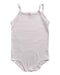 A Pink Sleveless Bodysuits from Petit Bateau in size 12-18M for girl. (Front View)