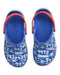 A Blue Slip Ons from Skechers in size 9Y for boy. (Back View)