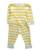 A White Onesies from Petit Bateau in size 12-18M for boy. (Back View)