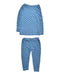 A Blue Pyjama Sets from KicKee Pants in size 12-18M for boy. (Back View)