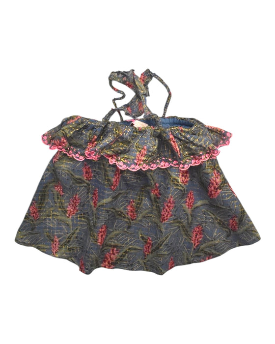 A Multicolour Sleeveless Tops from Louise Misha in size 2T for girl. (Front View)