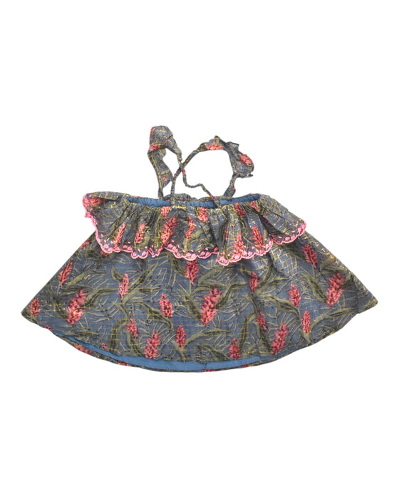 A Multicolour Sleeveless Tops from Louise Misha in size 2T for girl. (Back View)