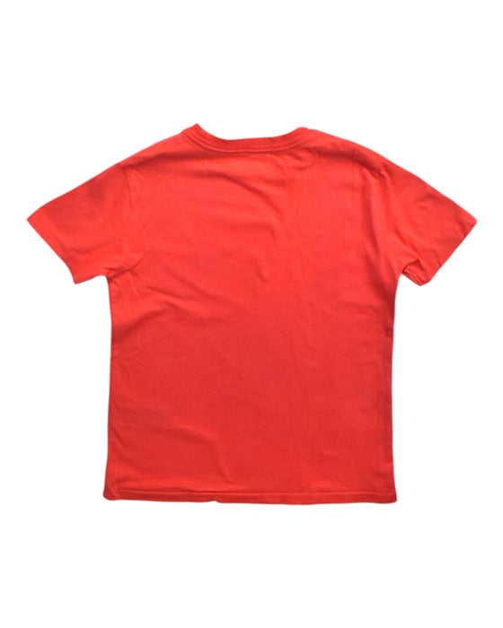 A Red Short Sleeve T Shirts from Polo Ralph Lauren in size 4T for boy. (Back View)