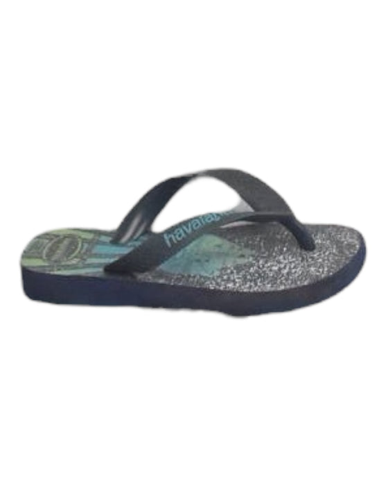 A Multicolour Flip Flops from Havaianas in size 4T for boy. (Front View)