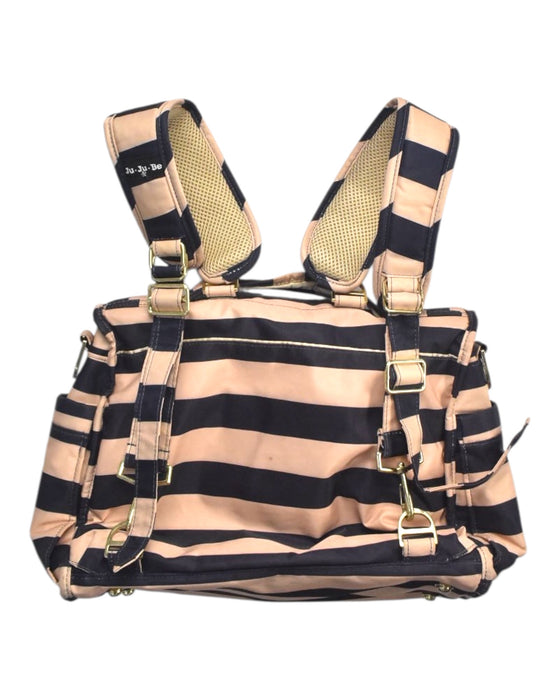 A Black Diaper Bags from Jujube in size O/S for maternity. (Back View)