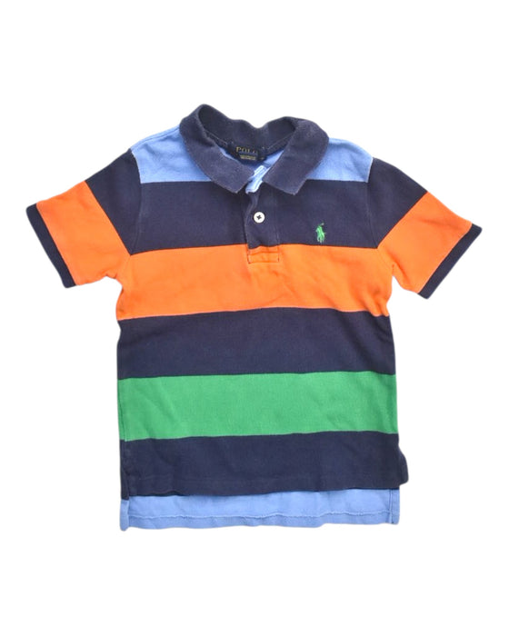 A Multicolour Short Sleeve Polos from Polo Ralph Lauren in size 4T for boy. (Front View)
