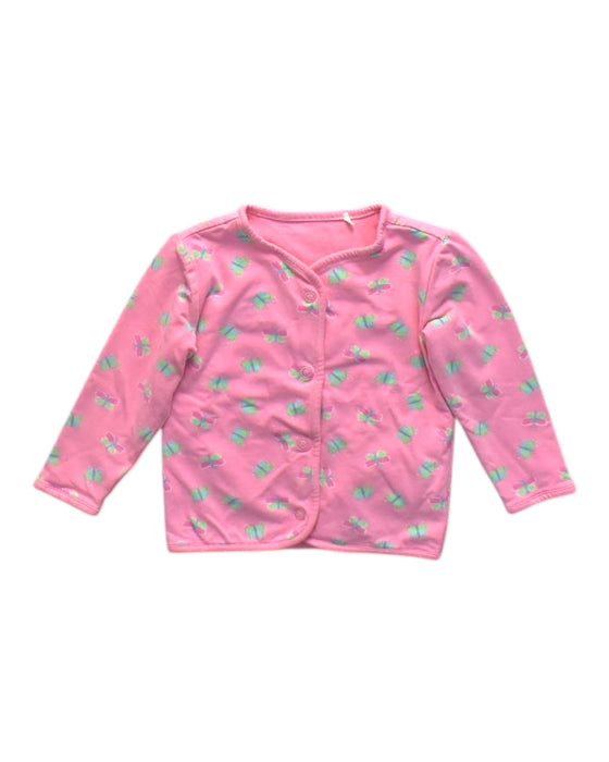 A Pink Buttoned Sweatshirts from s.Oliver in size 6-12M for girl. (Front View)