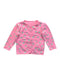 A Pink Buttoned Sweatshirts from s.Oliver in size 6-12M for girl. (Front View)