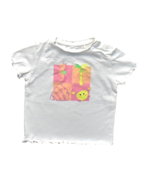 A White Short Sleeve T Shirts from s.Oliver in size 3-6M for neutral. (Front View)