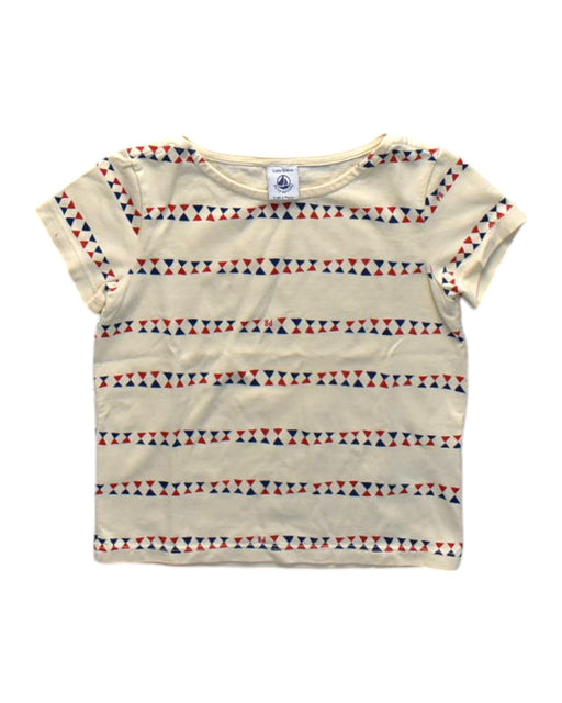 A Multicolour Short Sleeve T Shirts from Petit Bateau in size 4T for neutral. (Front View)