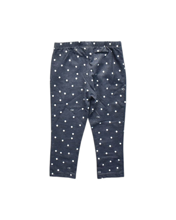 A Navy Leggings from Calvin Klein in size 3T for neutral. (Back View)