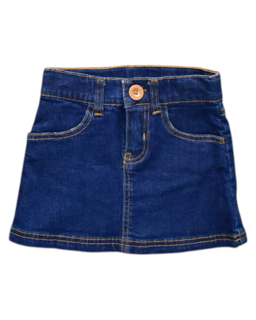 A Blue Short Skirts from Petit Bateau in size 4T for girl. (Front View)