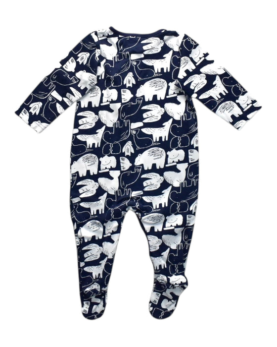 A Navy Onesies from Mothercare in size 6-12M for neutral. (Back View)