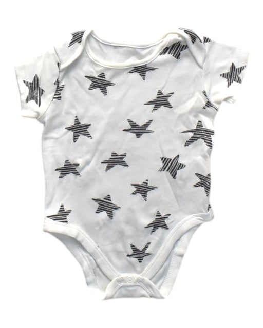 A White Short Sleeve Bodysuits from Mothercare in size 6-12M for neutral. (Front View)
