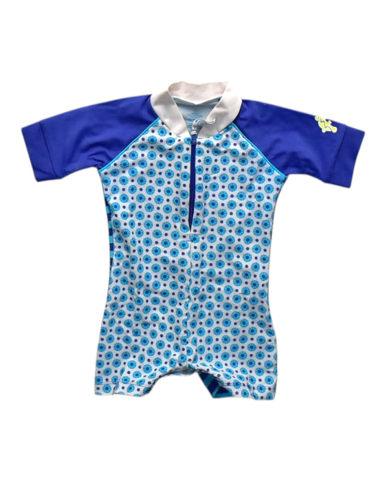 A Blue Rash Guards from Platypus in size 6-12M for neutral. (Front View)