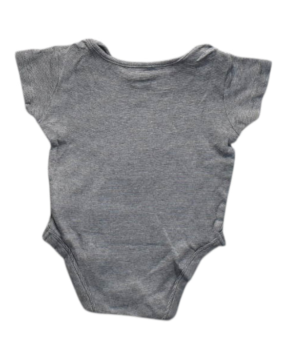 A Grey Short Sleeve Bodysuits from Mothercare in size 6-12M for neutral. (Back View)