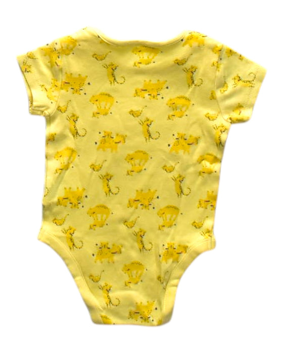 A Yellow Short Sleeve Bodysuits from Mothercare in size 3-6M for neutral. (Back View)