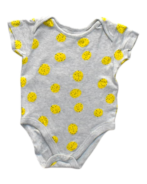 A Grey Short Sleeve Bodysuits from Mothercare in size 6-12M for neutral. (Front View)