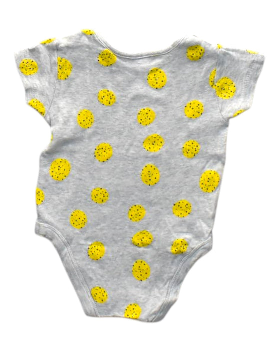 A Grey Short Sleeve Bodysuits from Mothercare in size 6-12M for neutral. (Back View)
