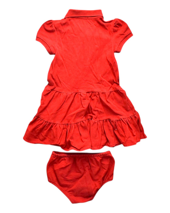 A Red Dress Sets from Ralph Lauren in size 18-24M for girl. (Back View)