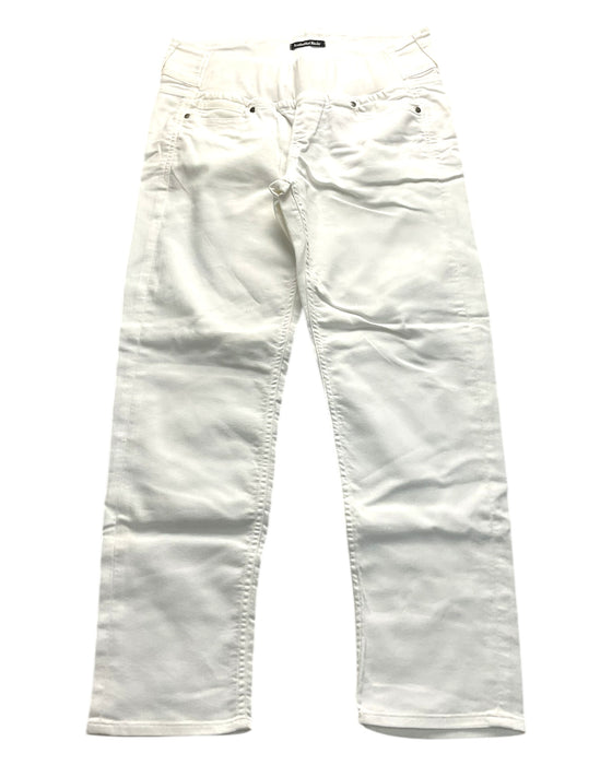 A White Jeans from Isabella Oliver in size Maternity-XS for maternity. (Front View)
