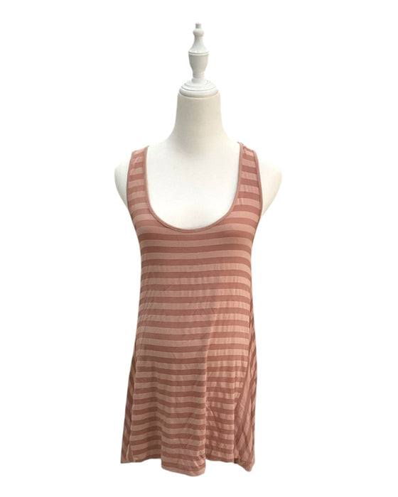 A Peach Sleeveless Tops from Isabella Oliver in size Maternity-S for maternity. (Front View)
