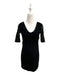 A Black Short Sleeve Dresses from Isabella Oliver in size Maternity-S for maternity. (Front View)