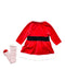 A Red Halloween Costumes from Mothercare in size 3-6M for girl. (Back View)