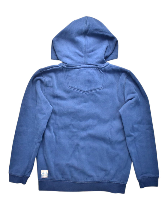 A Blue Zippered Sweatshirts from Fat Face in size 12Y for neutral. (Back View)