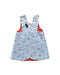 A Multicolour Sleeveless Rompers from Oobi in size 6-12M for girl. (Front View)