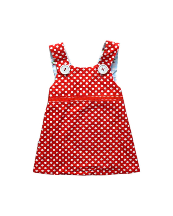 A Multicolour Sleeveless Rompers from Oobi in size 6-12M for girl. (Back View)