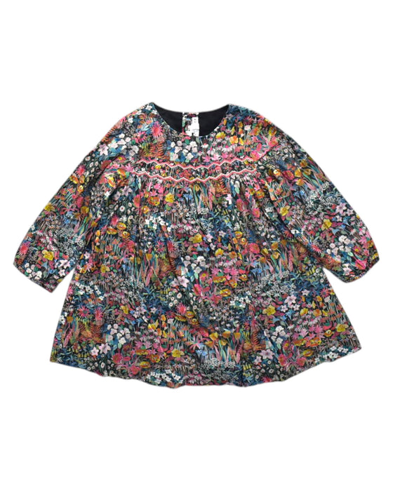 A Multicolour Long Sleeve Dresses from Bonpoint in size 2T for girl. (Front View)