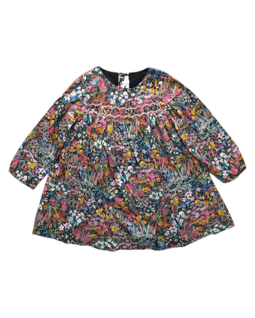 A Multicolour Long Sleeve Dresses from Bonpoint in size 2T for girl. (Front View)