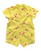 A Yellow Short Sleeve Rompers from Elly in size 0-3M for neutral. (Back View)